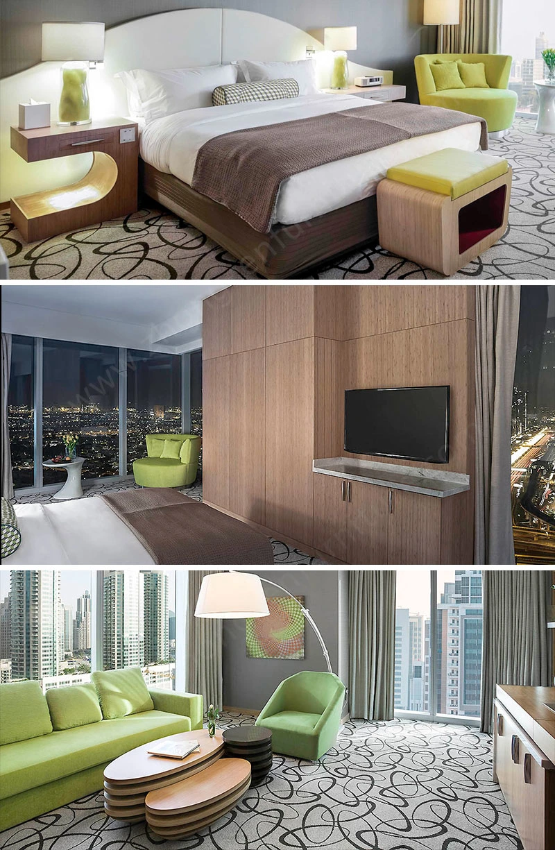 Custom Made Luxury Modern Wooden Hotel Bedroom Bed Room Furniture Set 5 Star Hotel Furniture