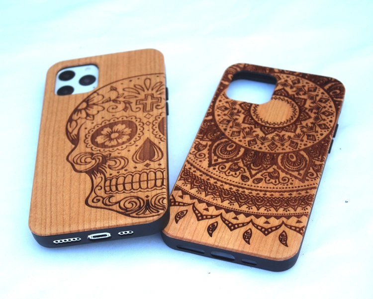 2020 Customize Design Natural Real Wooden Hand Carved Wood Cell Phone Case Cover for iPhone 11 PRO Max